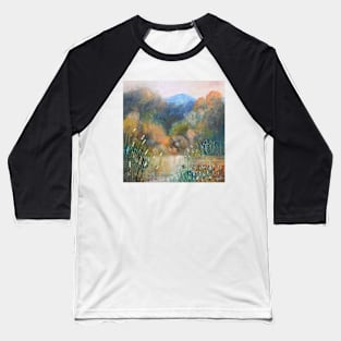 Tranquil Pond Baseball T-Shirt